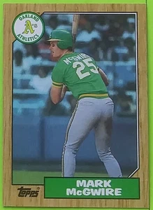 1987 Topps #620 Mark McGwire Baseballkarte (Oakland Athletics) - Bild 1 von 4