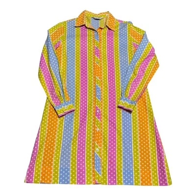 Vestido Camisa Casual Casa Años 70 Jimi-Jifs by Arrow Lunares Multicolor Mujeres 13 Foto 1 de 4