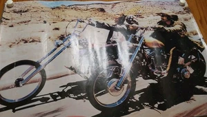 Póster original de la película Easy Rider 1969 Columbia Pictures 24x36 Hopper Fonda - Imagen 1 de 12