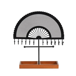 Soporte de JoyeríA en Forma de Abanico Semicircular de Estilo Retro Soport2027 - Foto 1 di 6