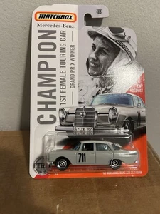 Matchbox Mercedes Benz 1ª Mujer Gran Turismo Ganadora Ewy Rosqvist - Imagen 1 de 3