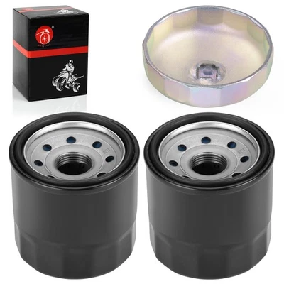 Filtro de aceite 2 piezas para Honda SCB700SC 1984-1986 / CB750 1991-2003 Nighthawk 700 750 Foto 1 de 4