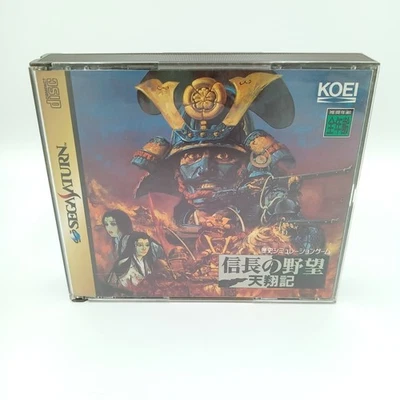 Nobunaga no Yabou Tenshouki Sega Saturn Authentic Japanese CIB Complete - Image 1 of 4