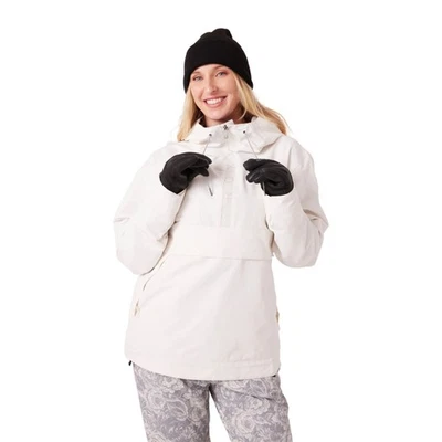 Roxy Shelter Women's Winter Jacket, Snow White, Small - Image 1 of 4