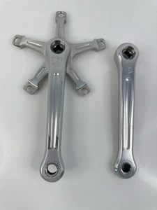 Vintage 1983 Campagnolo Nuovo Record Strada Road Crankset Double 170 110 HTF - Picture 1 of 12