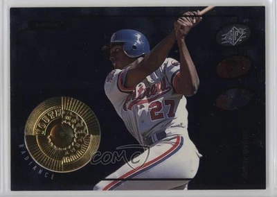 1998 SPx Finite Radiance /2500 Vladimir Guerrero #16 HOF - Image 1 of 2