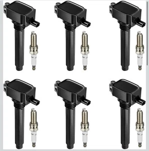Plugs and Iridium 97390 Spark with... BDFHYK UF648 Pack Ignition Compatible Coil - Bild 1 von 8