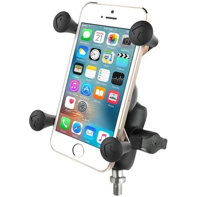 RAM X-Grip Phone Mount with 3/8"-16 Threaded Ball Base, fits Cell Phone / iPhone - Image 1 of 2