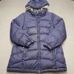 LL Bean Jacket Womens Medium Down Puffer Parka Hooded Insulated Winter Coat - Picture 1 of 9