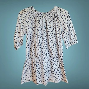 Gucci Girls Hearts printed Blue DRESS Size 6 years - Picture 1 of 7