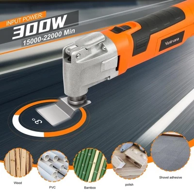 Yunirvana Oscillating Multi Tool 300W 6-Speed Variable Speed with Accessories - Image 1 of 4