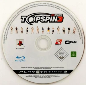 jeu seul TOPSPIN 3 pour playstation 3 PS3 francais VF tennis sport federer loose - Imagen 1 de 1