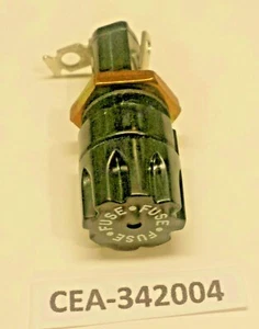 CEA-342004A Bajonettkappe Panelhalterung 3AG = AGC Sicherungshalter passt 1/2" D-Form Loch - Bild 1 von 4