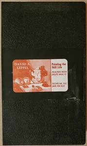 David A. Leffel - Painting the Still Life - Peaches With Delft Mug - VHS - Picture 1 of 4