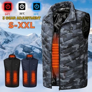 🔥Winter Heated Vest Electric USB Jacket Winter Warm Men Women Body Heating Coat - Picture 1 of 10