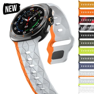 NO Gaps Sport Miękki silikonowy pasek do Samsung Galaxy Watch 7 Ultra 2025 Band NOWY - Zdjęcie 1 z 20