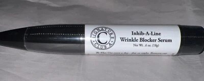 SignatureClub Inhib-A-Line Wrinkle Blocker Serum  0.6 oz. New Sealed 1X Daily - Image 1 of 4