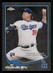 2013 Topps Chrome Update #MB51 Hyun-Jin Ryu - Picture 1 of 2