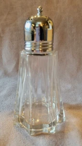 Vintage sugar shaker with stainless steel top - approx 15cm height - Picture 1 of 4