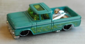 Hot Wheels 1962 Chevy Custom Pickup türkis Flammen Multipack Exclusive HW ´62 - Picture 1 of 4