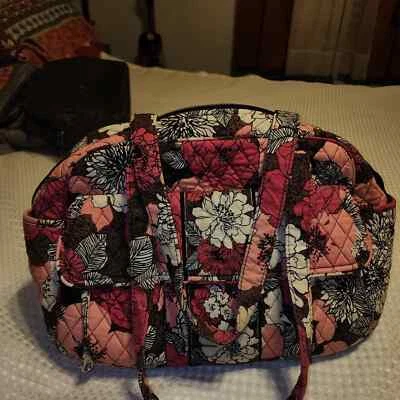 VERA BRADLEY EUC FLORAL DIAPER/WEEKENDER BAG - Image 1 of 4