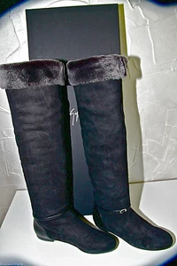 boots bottes en peau fourrées noir GIUSEPPE ZANOTTI I18046 NEUVES/BOITE val 890€ - Imagen 1 de 10