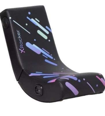 Silla Gaming X Rocker Galaxy Suelo PU Impresa, Altavoces Montados en Reposacabezas, 2.0 Foto 1 de 4