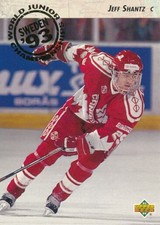 1993-94 Upper Deck #258 JEFF SHANTZ - Chicago Blackhawks Eagle Mannheim