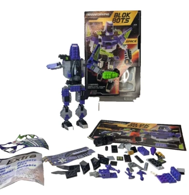 MEGA BLOKS TRANSFORMING BLOK BOTS SET SPACE 9331 INcomplete missing PIECES - Image 1 of 4