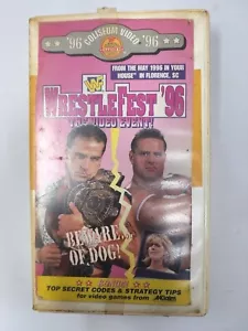 WWF Wrestlefest '96 (VHS) Shawn Michaels v British Bulldog Coliseum Video - Foto 1 di 5