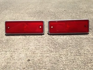 NUEVO par de luces marcadoras laterales traseras rojas aprobadas por el DOT 78-87 El Camino - Imagen 1 de 2