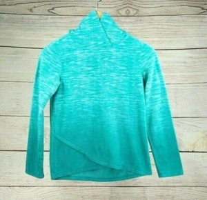Ideology Girls Hoodie Activewear Fleece Pullover Sweater Turquoise Pastel M Gift - Picture 1 of 7