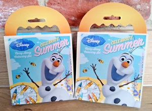 2 x Disney Frozen Olaf Travel Carry Along Colouring Sets Includes Crayons - Picture 1 of 3