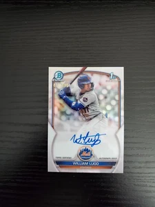 William Lugo - 2023 Bowman Chrome 1st Bowman Autograph - REFRACTOR AUTO /499 - Picture 1 of 2