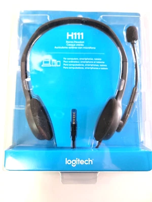 Logitech H111 Stereo Headset Logitech Stereo Wired Headset - Image 1 of 4