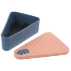 Cake & Pizza Slice Container - Reusable Silicone Box for Lunch & Bakery