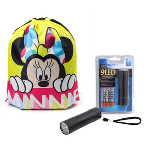 Minnie Mouse Kordelzug Rucksack Disney Sling Tote Schule Kinder Turnbeutel + Bonus - Bild 1 von 9