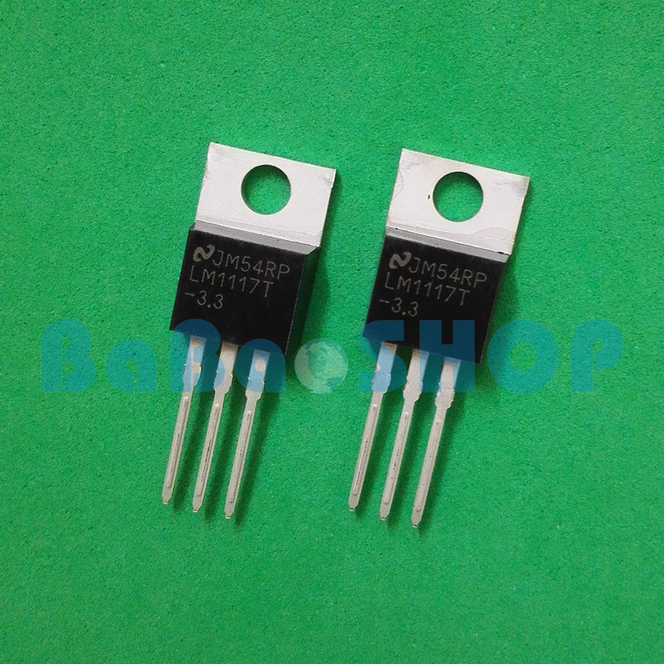 10pcs NS LM1117T-3.3  LM1117T 3.3V 800mA Low Dropout Voltage Regulator IC TO-220 - Image 1 of 1