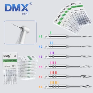 6 Pcs DMXDENT Dental Pesso Reamers SST #1-#6 Endodontic Files Root Canal 28/32mm - Picture 1 of 26
