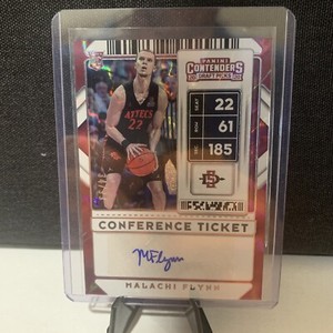 2020 Contenders Draft Picks Conference Ticket Auto Malachi Flynn #97 Toronto /99