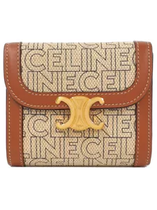 Celine Small Trionf Flap Wallet 10D782 Ladies Three Folding - Picture 1 of 5