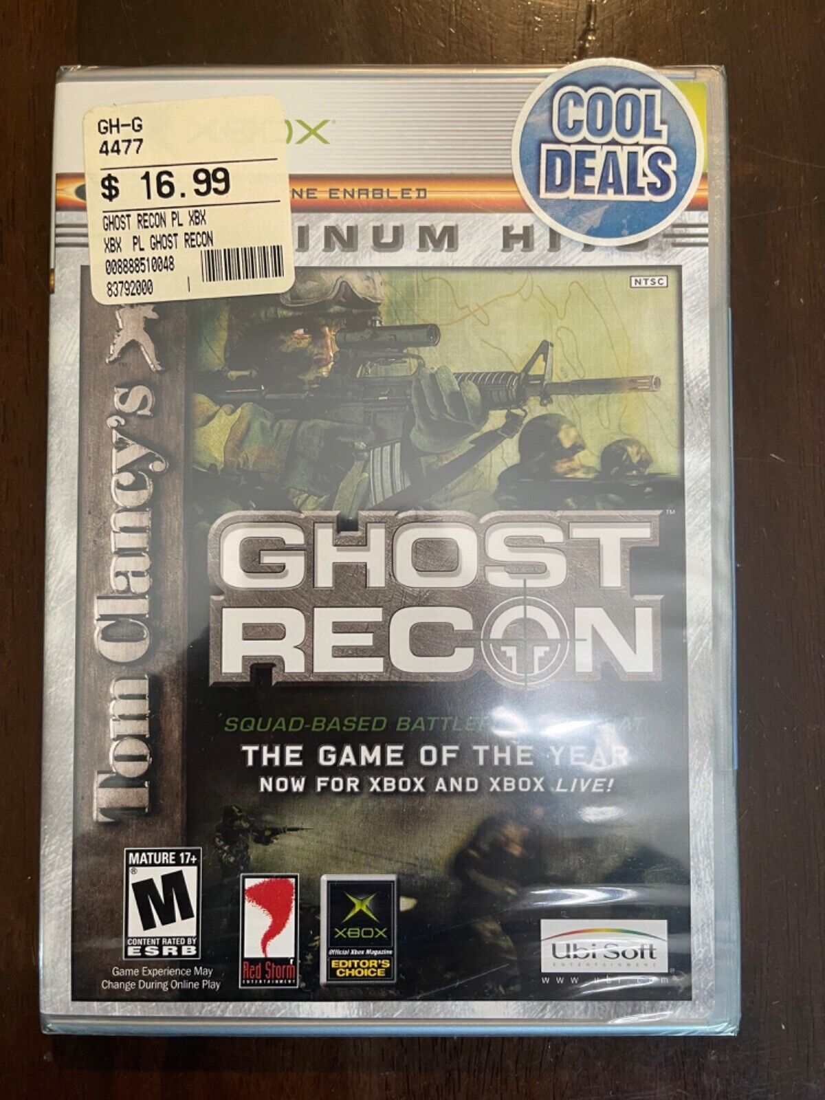 Tom Clancy's Ghost Recon (Microsoft Xbox, 2002) - NEW FACTORY SELAED!