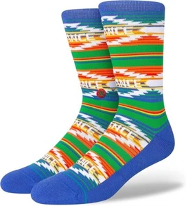 Stance Dwayne Wade Adult Rainbow Blanket Socks Casual Socks Sz L 6-12 NWT - Picture 1 of 3