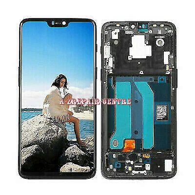 TFT For OnePlus 6 A6000 A6003 LCD Screen Digitizer Assembly Replace Part±Frame - Image 1 of 4
