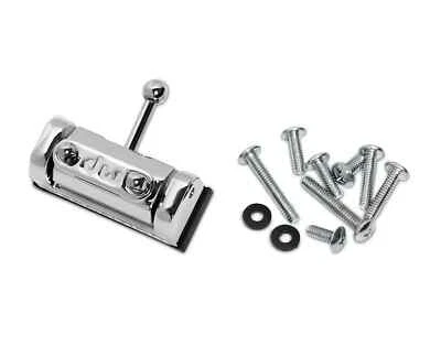 DRUM WORKSHOP DW DWSP2158 3-Position BUTT PLATE Snare Drum Part Chrome New NIB - Image 1 of 2