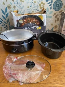 Crockpot Slow Cooker Ceramic Bowl - 6.5L Model SCV655B 300W SPARE PARTS CHOICE - Picture 1 of 13