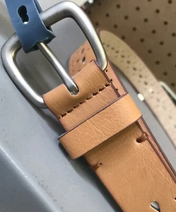 CINTURA media colore ghianda MODA filo universale nuova con etichetta - Foto 1 di 4