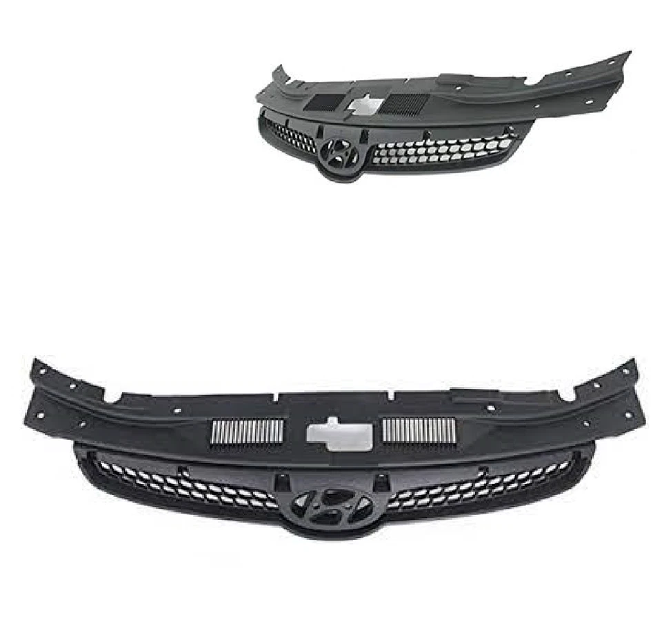 ДЛЯ HYUNDAI I30 I-30 2007-2012 ЧЕРНЫЙ РАДИАТОР РЕШЕТКА МАСКА - Изображение 1 из 1