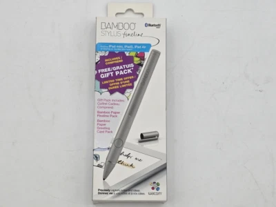 Wacom Bamboo Stylus Fineline - Silver - For iPad Mini, iPad 3, iPad Air - New - Image 1 of 3