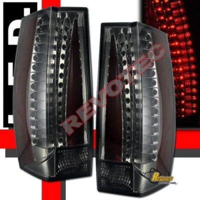 Lanternas traseiras de LED de fumaça estilo G5-Escalade 07-14 Chevy Suburban Tahoe Yukon Denali - Imagem 1 de 3